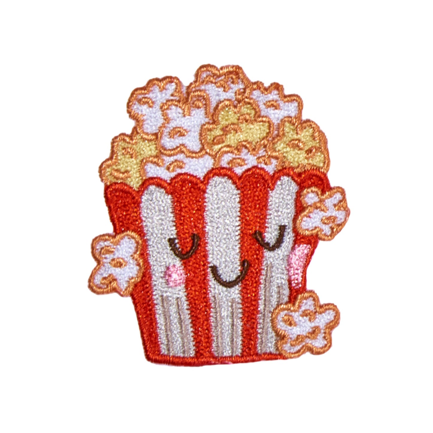 Popcorn backpack patch for the Patchel children's backpack from the Popcorn Pals collection
