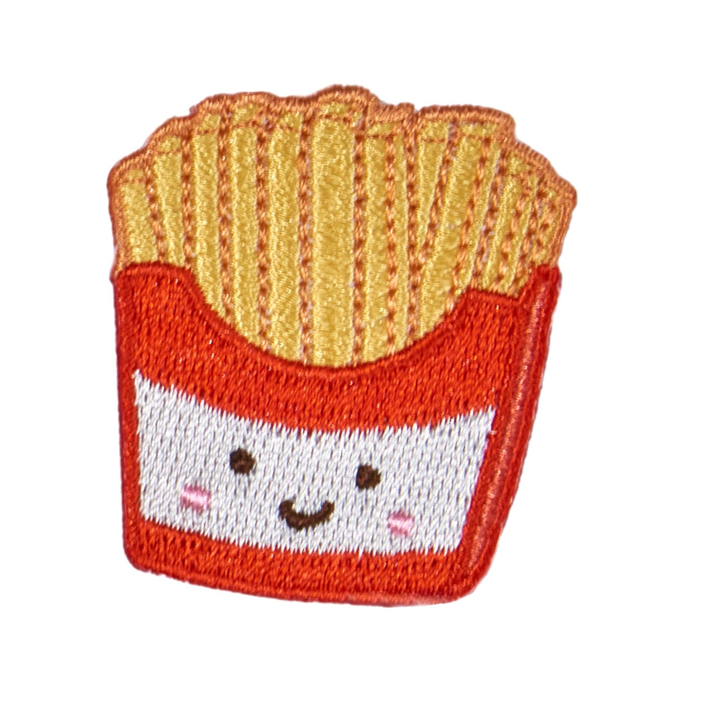 Fries backpack patch for the Patchel children's backpack from the Popcorn Pals collection