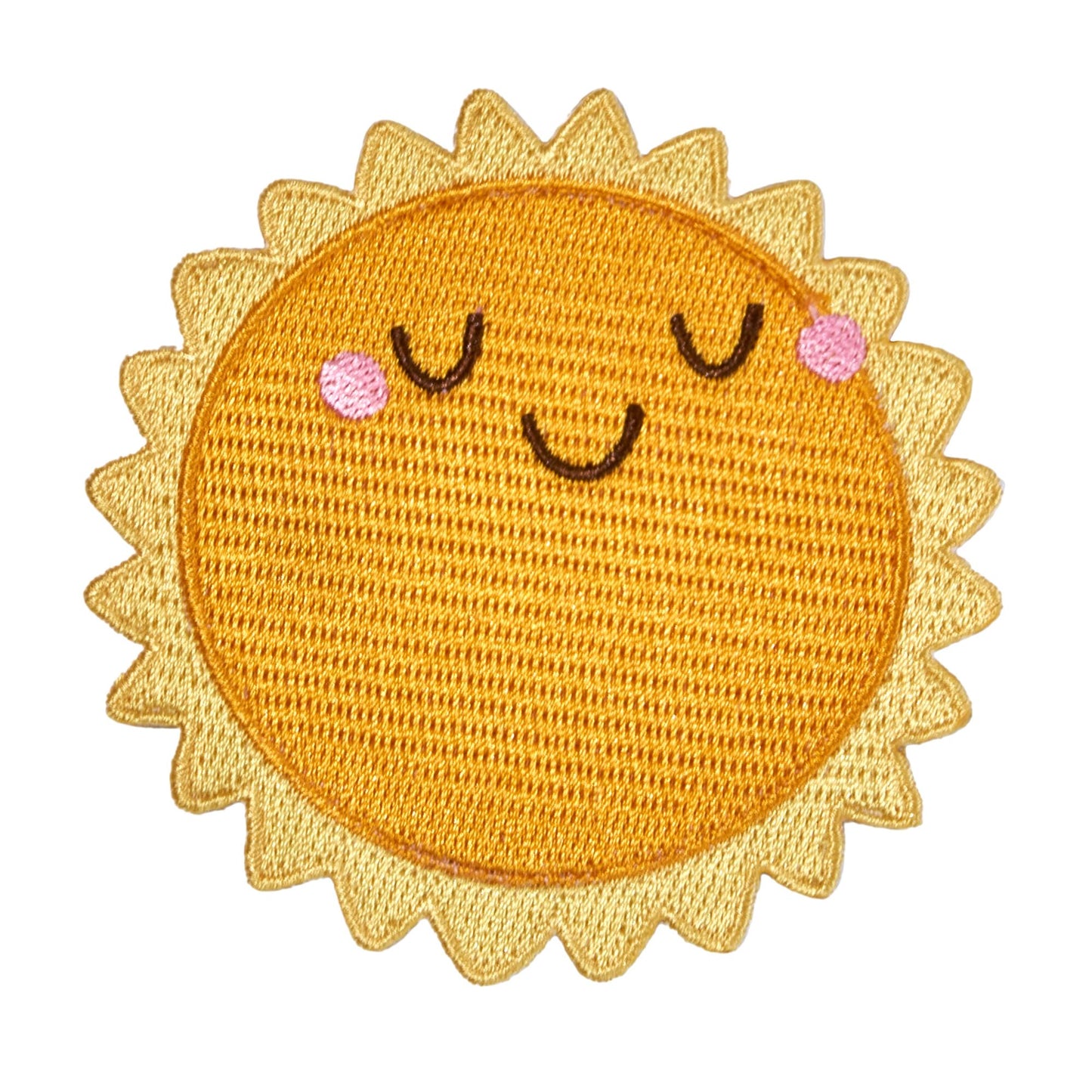 Sun swappable backpack patch from the Patchel Spring Friends collection